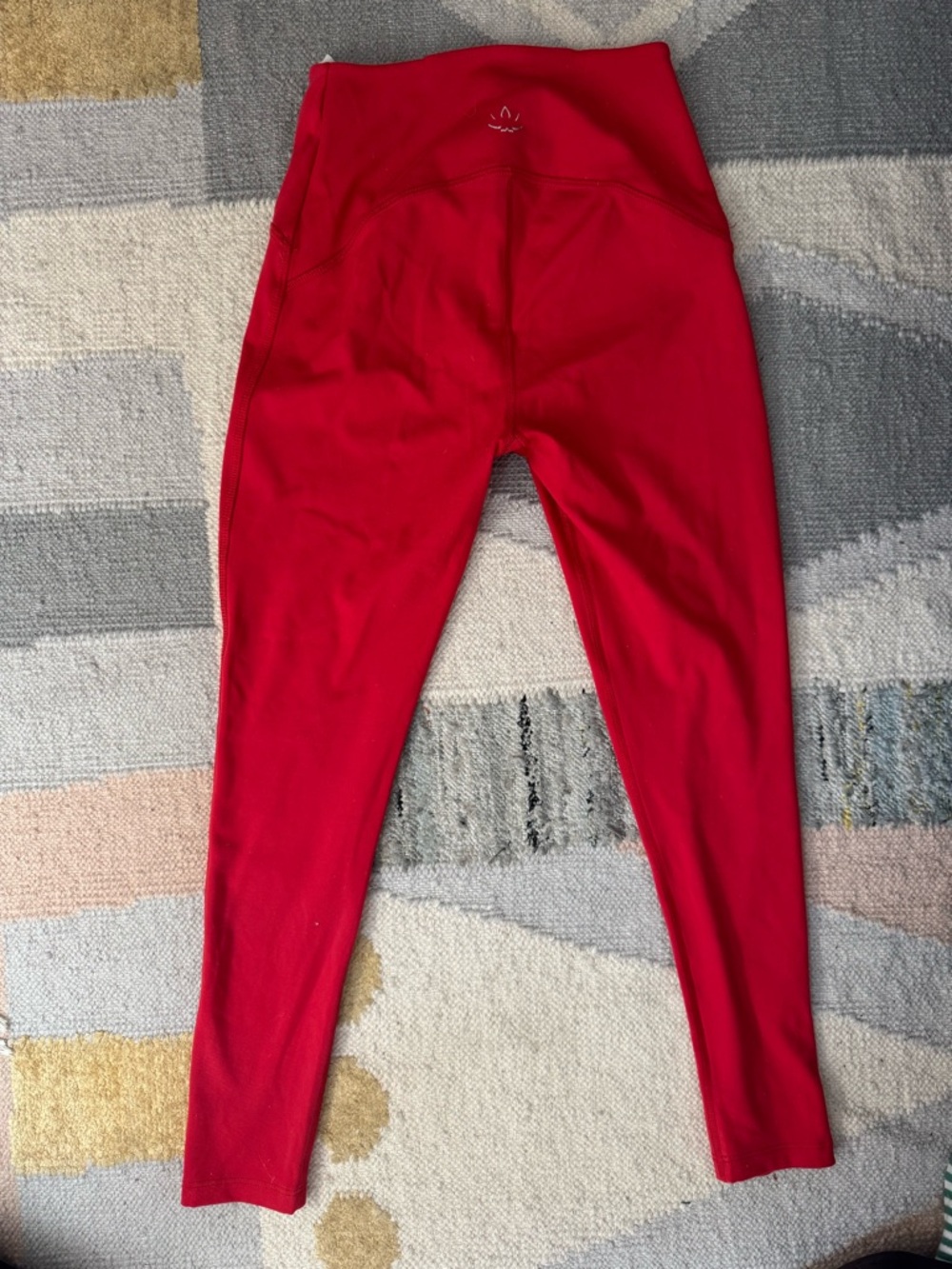 Beyond Yoga Red High-Waist Leggings
